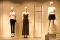 POLAND, BYDGOSZCZ - June 29, 2021: Female mannequins. Dummies in a clothing store