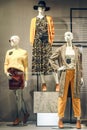 POLAND, BYDGOSZCZ - November 26, 2019: Standing women dummies show casual style collection of clothes in showcase