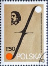 POLAND-CIRCA 1977 : A post stamp printed in Poland showing an International Wieniawski Violin Playing Competition in Poznan