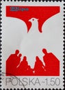 POLAND-CIRCA 1979 : A post stamp printed in Poland showing. The 13th National Philatelic Exhibition in Katowice, commemorating the