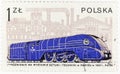 POLAND - CIRCA 1978 A postage stamp printed in Poland shows the old Polish locomotive Pm 36 from 1937, circa 1978