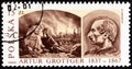 POLAND - CIRCA 1987: A stamp printed in Poland shows Ravage from War Cycle and Artur Grottger, circa 1987. Royalty Free Stock Photo