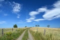 Poland, countryside in the mountains. Idyllic scenic road Royalty Free Stock Photo