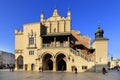 Poland, Cracow Old Town, Cloth Hall and medieval tenements by Main Market Square Royalty Free Stock Photo