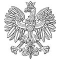 Poland eagle, polish national coat of arm