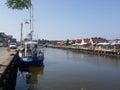 Poland, ÃÂeba - the fishing port in ÃÂeba. Royalty Free Stock Photo