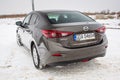 Compact car Mazda 3 Royalty Free Stock Photo