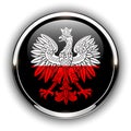 Poland flag button