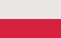 Poland flag. Polish national official colors. Correct proportion. Vector