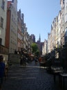 Poland, Gdansk - the Mariacka street.