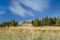 Poland, Gorce Mountains, Mountain Hut at Turbacz Royalty Free Stock Photo