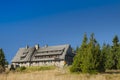 Poland, Gorce Mountains, Mountain Hut at Turbacz Royalty Free Stock Photo