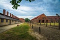 Poland - Guard house from the inside - Auschwitz Concentration Camp Royalty Free Stock Photo