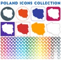 Poland icons collection.