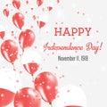 Poland Independence Day Greeting Card.