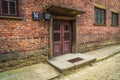 Poland - Infamous cell block 14a - Auschwitz Concentration Camp Royalty Free Stock Photo