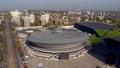 Aerial view of downtown Katowice, Silesia province, Poland