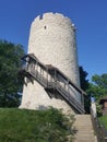 Poland, Kazimierz Dolny - the castle tower. Royalty Free Stock Photo