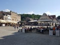 Poland, Kazimierz Dolny - the old town square.