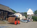 Poland, Kazimierz Dolny - the small market.