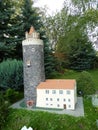 Poland, Kowary - the miniature park in Kowary town. Royalty Free Stock Photo