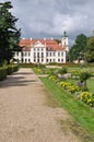 Poland Kozlowka palace with garden Royalty Free Stock Photo