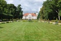 Poland Kozlowka palace with garden Royalty Free Stock Photo