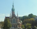 Poland, Krakow, St. Joseph\'s Church, facade of the church