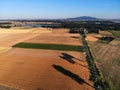 Poland landscape with Sleza mountain Royalty Free Stock Photo