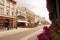 Poland. Lodz, July 2018. The longest commercial street in Europe: Piotrkowska