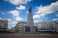 Poland, Lodz, Statue of Liberty Square Plac Wolnosci Tadeusz Kosciuszko