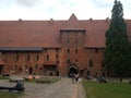 Poland, Malbork - the castle of the Teutonic Order.