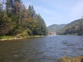 Poland, Malopolska, Pieniny - Dunajec river rafting.