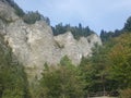 Poland, Malopolska, Pieniny - the rocks.