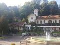 Poland, Malopolska, Szczawnica town - the old spa building.