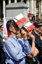 Poland mourns. Royalty Free Stock Photo