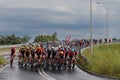 Poland, Plewiska- July 29, 2023: Tour de Pologne: First Stage Conclusion - Peloton in Full View Royalty Free Stock Photo