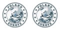 Poland round logos.
