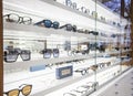Poland, Slupsk 2022 - luxurious eyeglasses retail shop interior