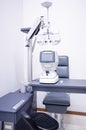 Poland, Slupsk 2022 - optometrist specialized eyesight diagnosis equipment