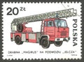 Magirus power ladder Royalty Free Stock Photo