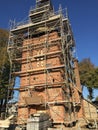 Village church under renovation, Poland