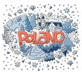 Poland symbols vector illustration