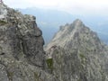 Poland, Tatra mountains, Rysy peak. Royalty Free Stock Photo