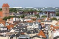 Poland - Torun, city divided by Vistula river between Pomerania