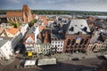 Poland - Torun, city divided by Vistula river between Pomerania