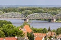 Poland - Torun, city divided by Vistula river between Pomerania Royalty Free Stock Photo