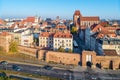 Poland. Torun old city. Aerial view Royalty Free Stock Photo