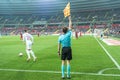 Poland vs Portugal 2:3 . In the picture assistant of referee