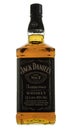 Jack Daniel whiskey bottle on white background Royalty Free Stock Photo
